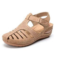 Women Hollow Out Wedge Comfort Casual Sandals