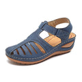 Women Hollow Out Wedge Comfort Casual Sandals