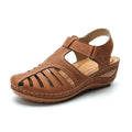 Women Hollow Out Wedge Comfort Casual Sandals